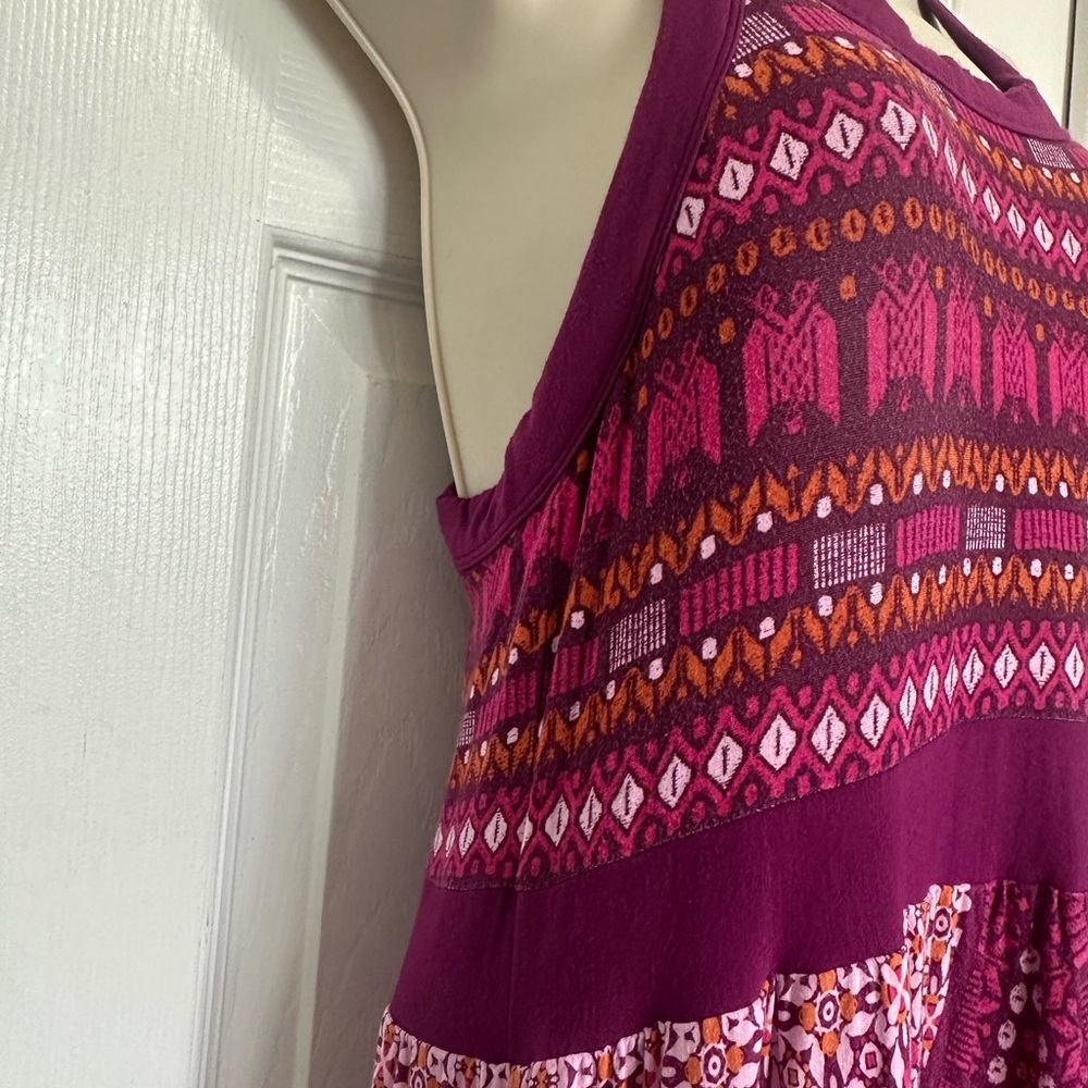 Athleta Raspberry Persia Rio Patterned Maxi Dress - Picture 6 of 6